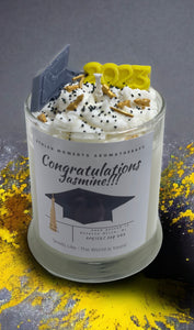 Personalized Graduation Candle
