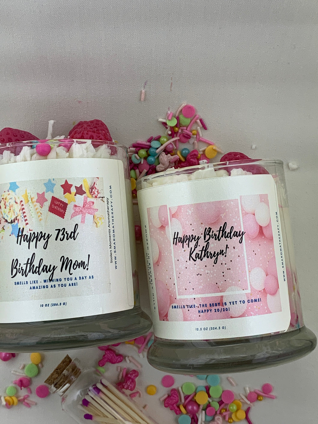 Personalized Celebration Candle